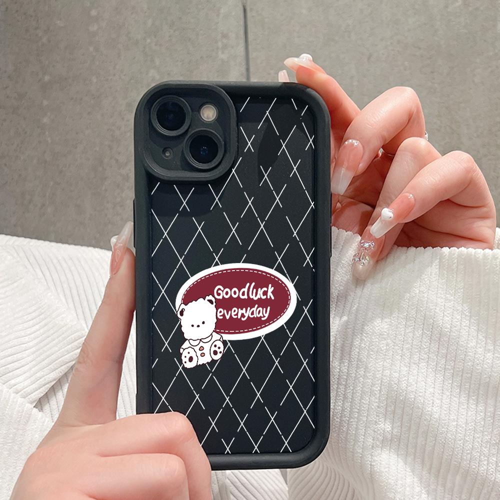 Coque de protection antichoc en silicone souple avec motif de dessin animé pour appareil photo OPPO Reno Realme OnePlus