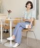 Ppaeppae Two-Pin Tuck Point Long Wide Slacks
