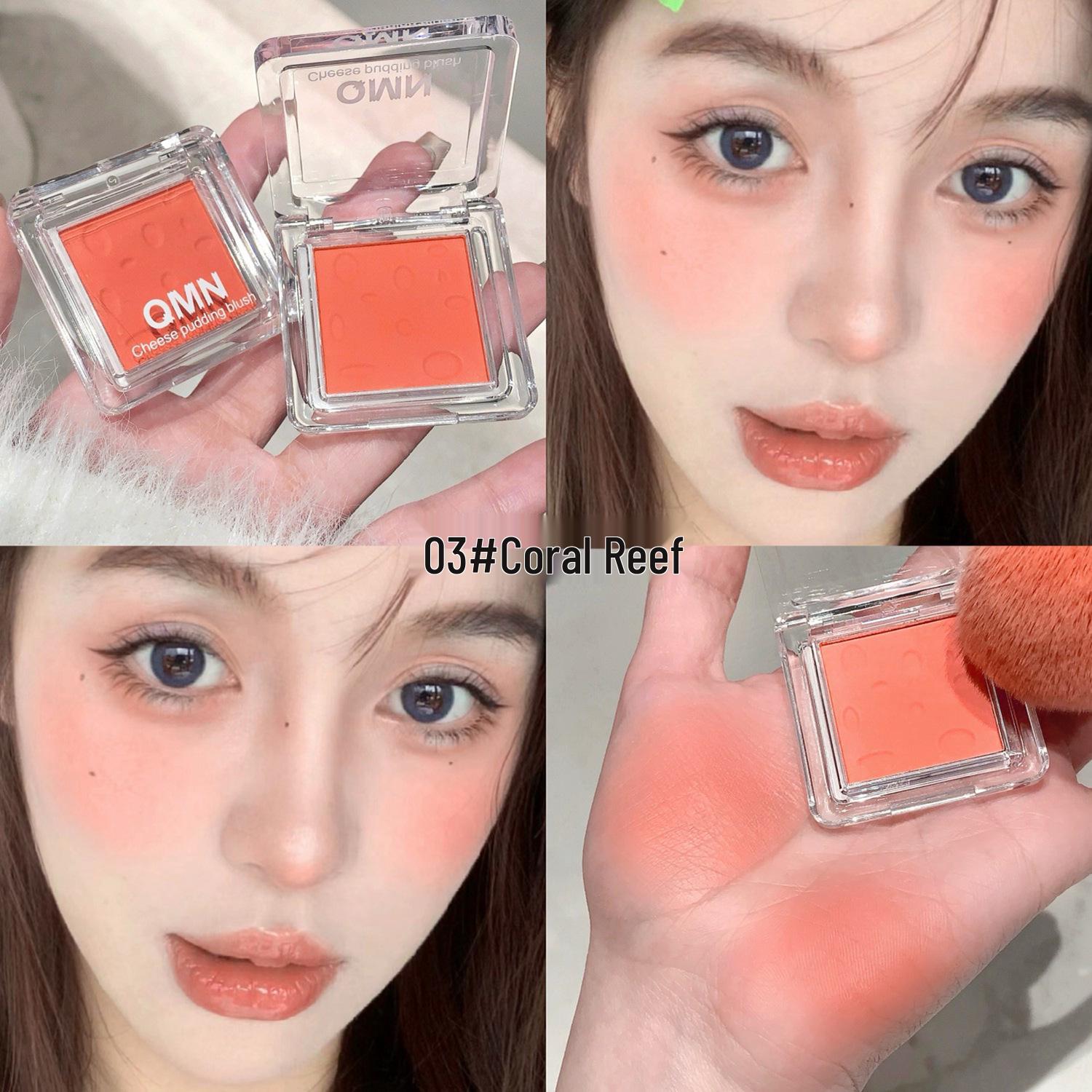 

QMN Матовые румяна нюдового оттенка - Чизкейк для студентов и вечеринок