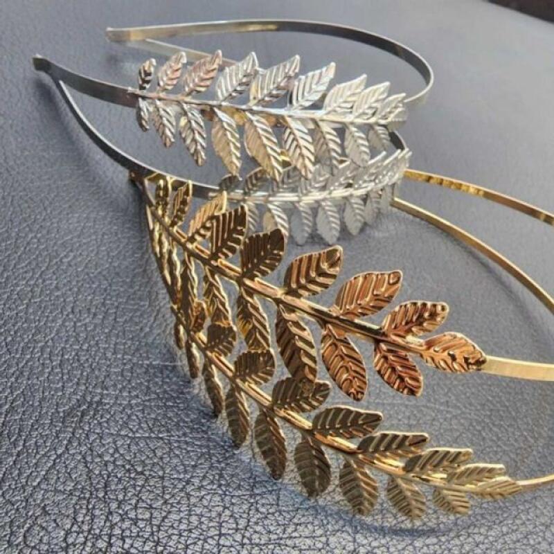 Gold and Silver Crown Headband gold