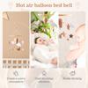 Air Balloon Baby Rattle Toys Wooden Mobile Musical Bed Bell Hanging Toy 0-12 Month Newborn Infant Crib Gift Holder Brackets