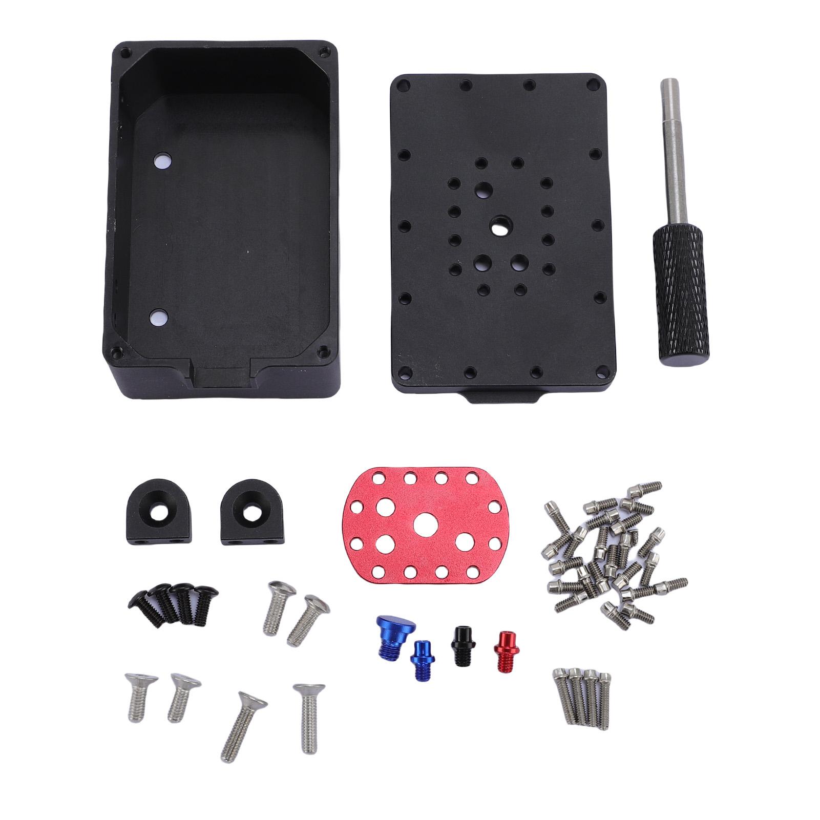 

RC Crawler Receiver Box Aluminium Alloy Detachable Calibration Valve 110 18 Scale RC Fuel Cell