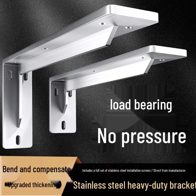 Staffa di Supporto Triangolare Robusta da Parete per Scrivania, Mobile TV e Scaffalature.