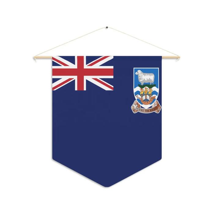 Drapeau - Fanion - Îles Malouines - 30 X 45 Cm - Polyester - Recto/verso