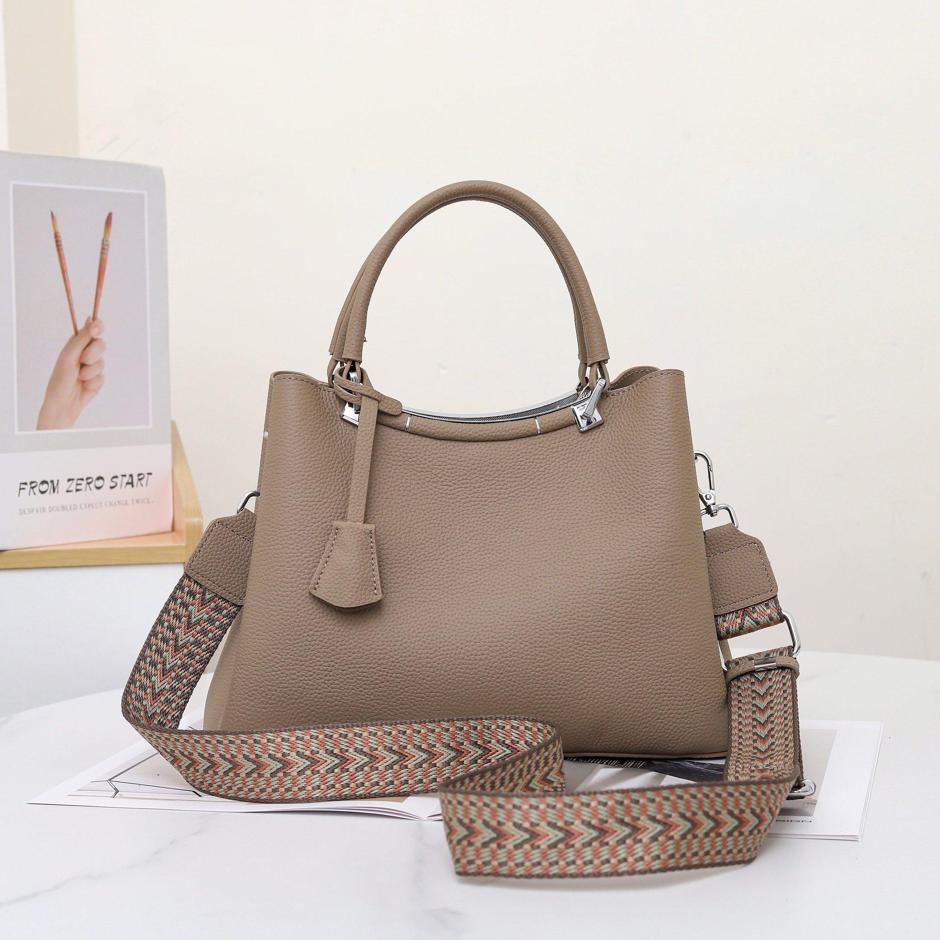 Leather Women S Bag First Layer Cowhide Commuter Versatile Women S Handbag Simple Shoulder Bag
