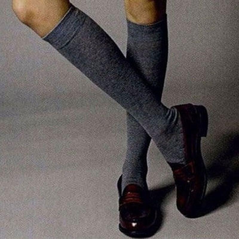[Women s] 1308 cotton socks Golji-Brown