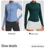 Lulu Women's Quick-Dry Yoga Jacket: Long Sleeve Cardigan for Running, Cycling, and Fitness - Perfect for Autumn and Winter