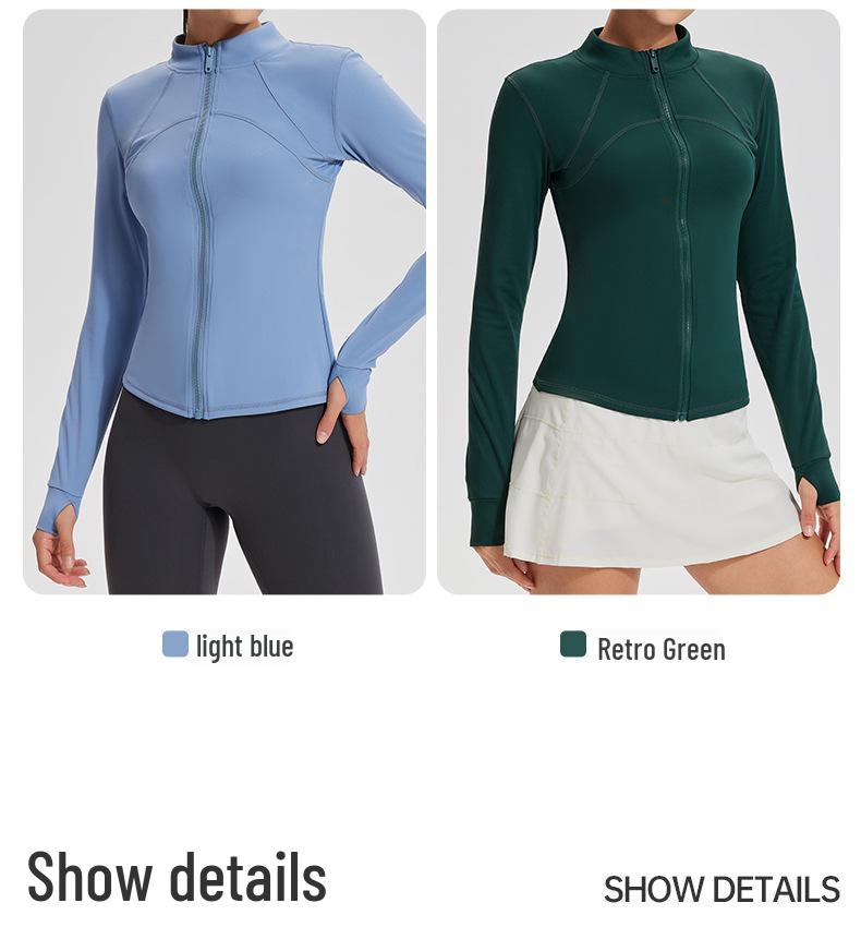 Lulu Women's Quick-Dry Yoga Jacket: Long Sleeve Cardigan for Running, Cycling, and Fitness - Perfect for Autumn and Winter