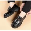 FashionBritish Cowhide Platform Loafers for Men Fashion Soft-soled Business Man Dress Shoes Designer Spring Autumn Luxury Shoes Male