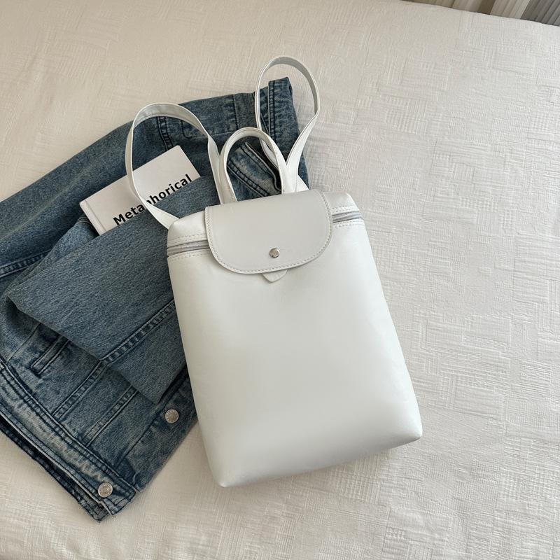 Solid color large-capacity fashion handbag 2025 new versatile ins leisure bag women's backpack tide