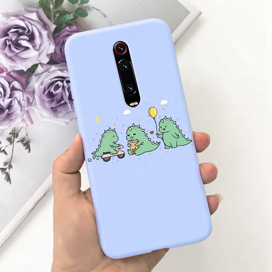 Kreslený obal pro Xiaomi Mi 9T Pro Mi9T Roztomilý barevný měkký silikonový zadní kryt pro Xiaomi Mi 9T 9 T 9TPro Pouzdra na telefon
