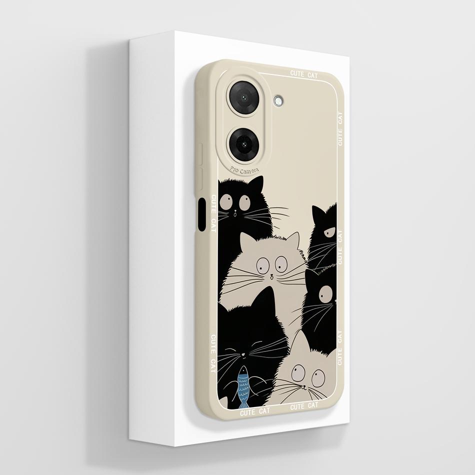 Phone Case For Redmi A5 4G Cute Creative Full Protection Funda For RedmiA5 Soft Liquid Silicone Lightweight Anti Slip Shell Capa