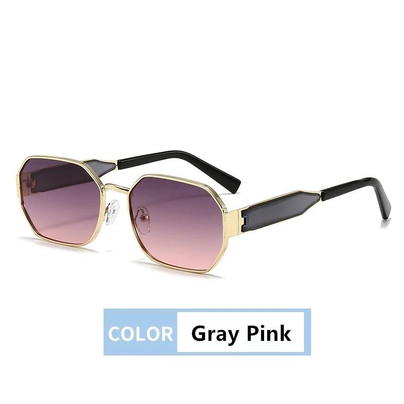 

Retro Square Sunglasses Female Male Luxury Compact Frames Sun Eyeglasses Women Stylish Alloy Shades UV400 Multicolor Eyewear Oculos