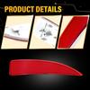 2PCS Left Right Rear Bumper Red Reflector For 2012-2014 Toyota Yaris 52164-52100