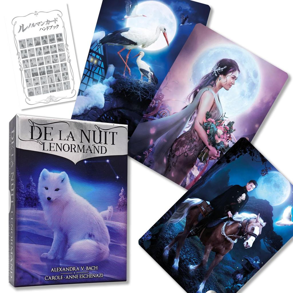 De La Nuit Lenormand Oracle Card Reading Instructions Lo Scarabeo [Lenormand Included] [Authentic Product]