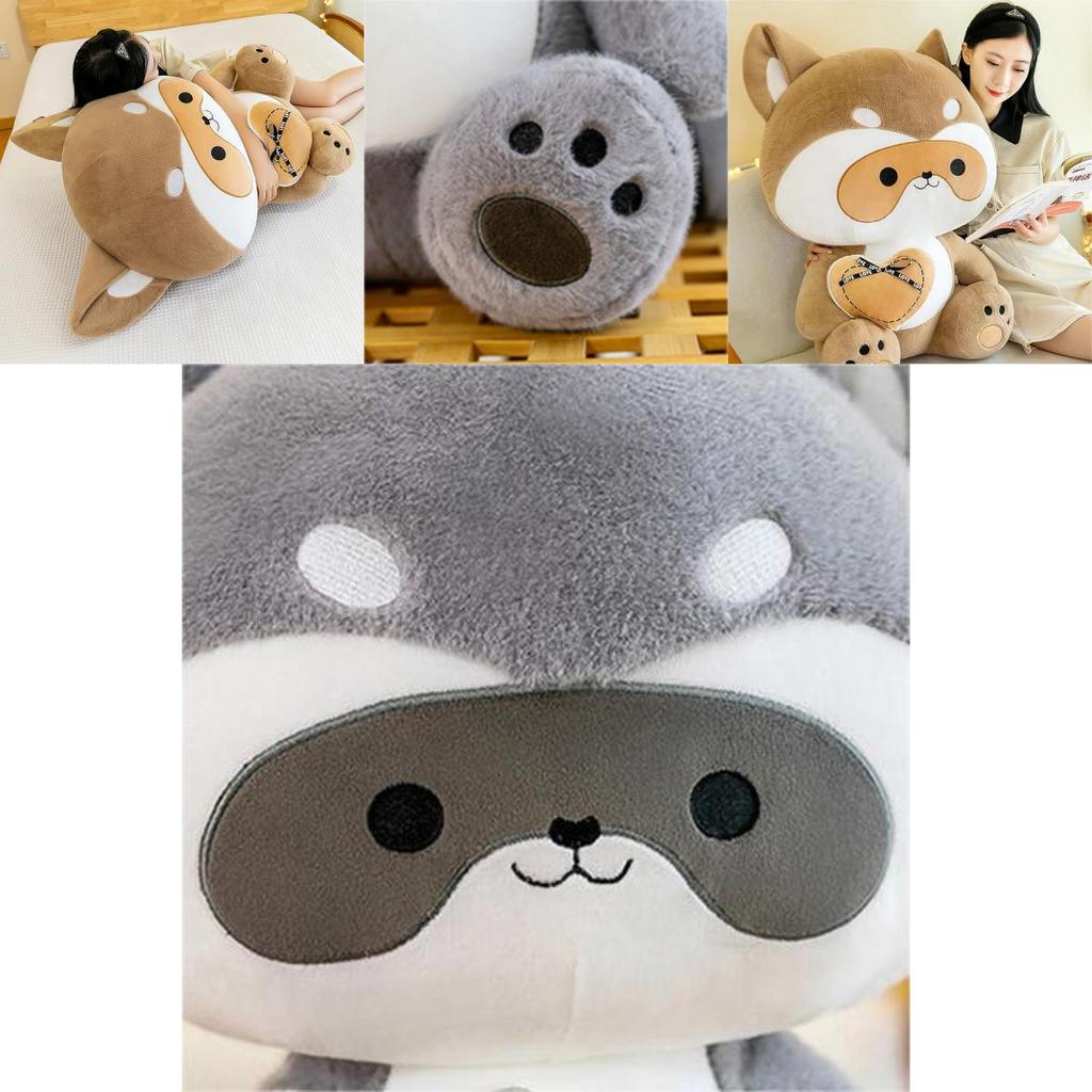 Schattig Raccoon Pluche Speelgoed Voor Meisjes Perfecte Metgezel Voor Bedtijd