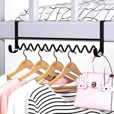 Wavy Dormitory Bedside Clothes Hook and Hanging Rack