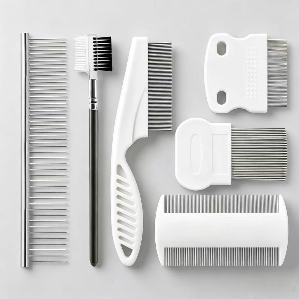 Pet Accessories China Pet Cleaning Grooming Products Pet Hair Removal Tool Kit Lice Combs Detangling Dog Hair Brush 26