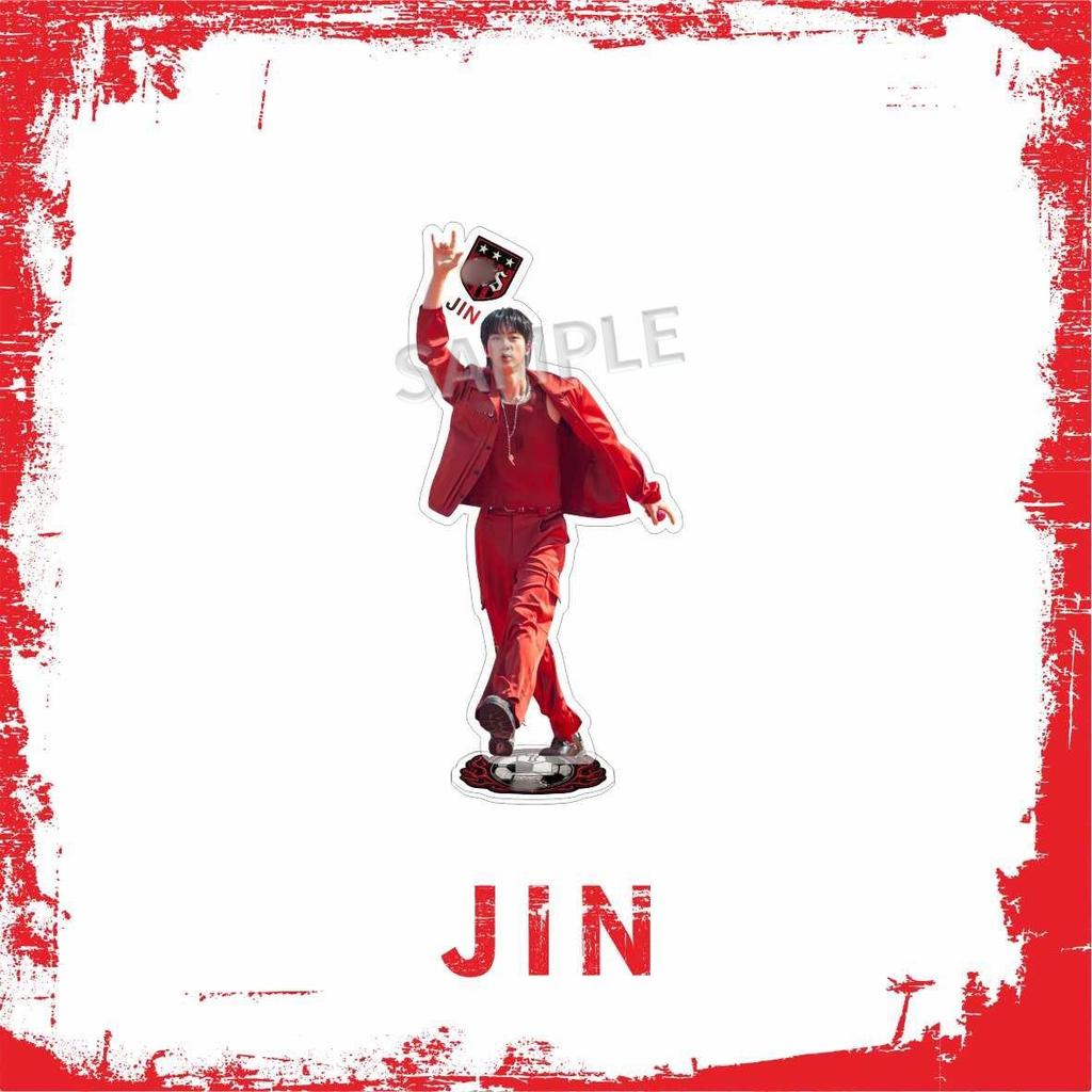 Jungkook 26th Anniversary World Cup 15cm Double-Sided Acrylic Standee Ornament
