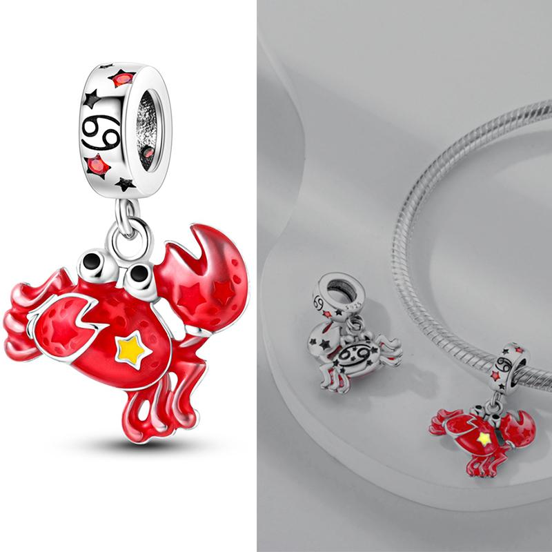 Copper Sky Moon Star Sun Rainbow Beads Fit Original Bracelet Necklace For Women Jewelry Making Gift