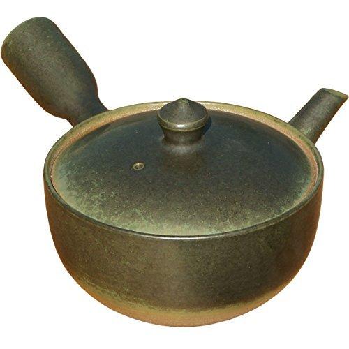 

Плоская чаша заварочного чайника Banko Ware Nankei Pottery Benly цвета зеленого мха [полированная отделка]