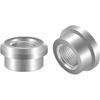3/4 NPT Female Threaded Stepped Weld on Bung Fitting Aluminum 2PCS