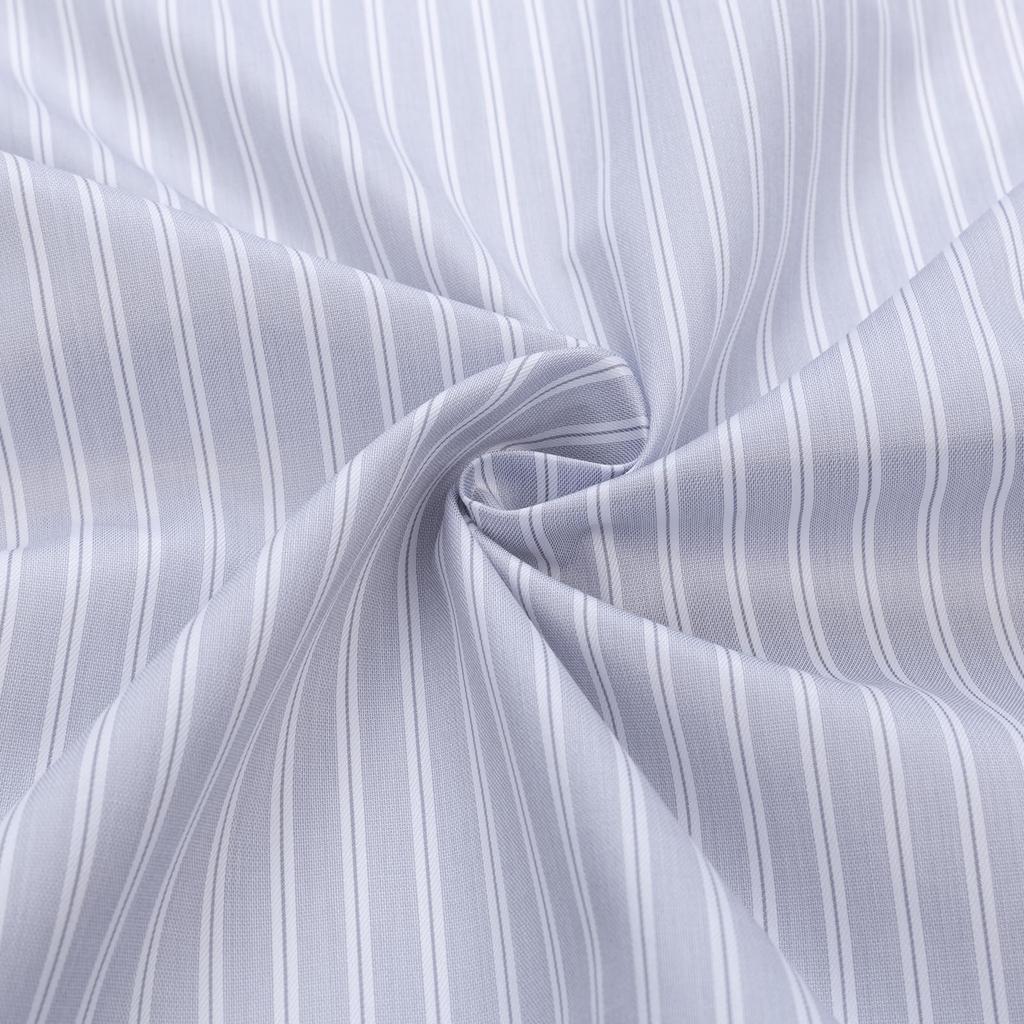 Long Sleeve Dress Wide Dark No ES4086 [Enshe] Men's Shirt, Stripe, Blue, Iron, Business, Casual, (#39, Gray)