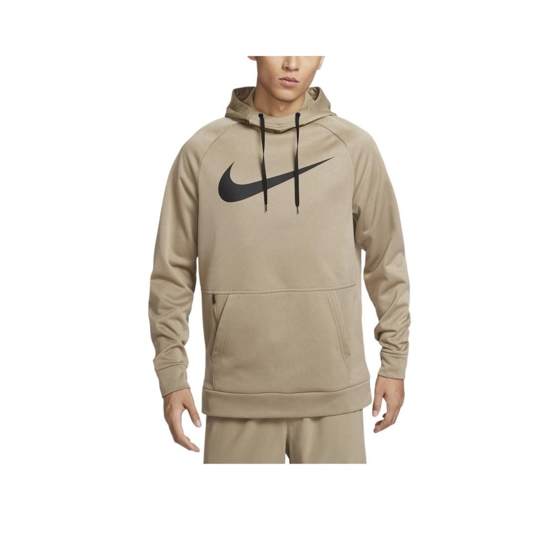 Nike Men s Fleece-Lined Pullover Training Hoodie in Khaki S