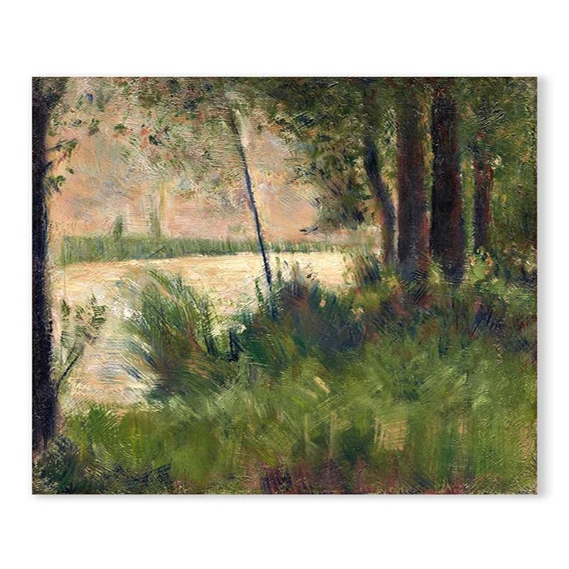 Monet Colour System Landscape Print Wall Art Nordic Village River Alpine Poster Beauty Canvas Painter Living Room Decoration