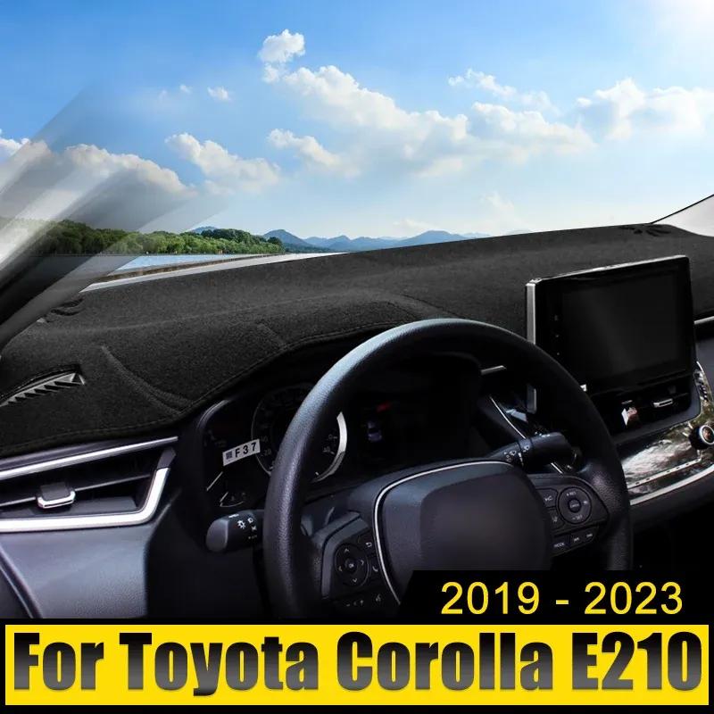 Car Dashboard Cover Avoid Light Pad Anti-UV Carpet Mats Case Non-Slip For Toyota Corolla E210 Hybrid