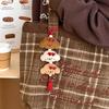 Cute Puppy Plush Keychain, Cartoon Plush Bow Dog Keychain, Student Headphone Decoration, Women'S Car Key Handbag Key Ring