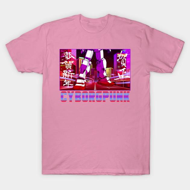 T Shirt Women Cyborgpunk Harajuku Print Kawaii Tshirt Summer Short Sleeve Female T-Shirt Top Tee