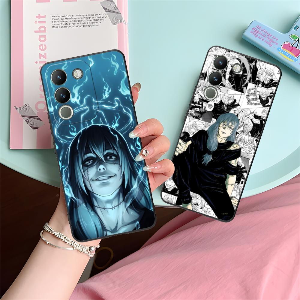 JJK Mahito Phone Case for VIVO Y77 76 75 74 73 72 58 56 55 51 50 38 36 Y19 Y18 Y03 Y01 5G Soft TPU Shockproof Cover