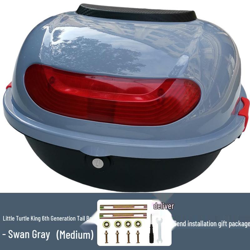 Universal Waterproof Storage Box for Electric Scooter or Moped Tail Trunk
