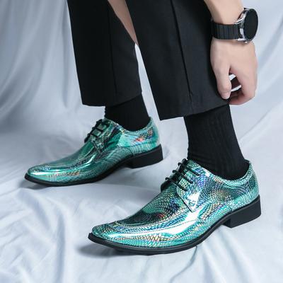 Chaussures pour hommes grande taille quatre saisons décontractées chaussures en cuir mode Chelsea pointues chaussures en cuir style britannique chaussures de mariage pour hommes