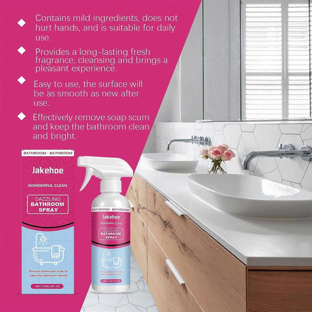 Bathroom Cleaner, Daily Household Toilet And Bathroom Cleaning, Water Stains And Dirt, Lime Purification, Surface Purification