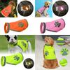 Giacca Visibilità Regolabile per Cuccioli, Abbigliamento Fluorescente Riflettente per Animali Domestici per Passeggiate Notturne