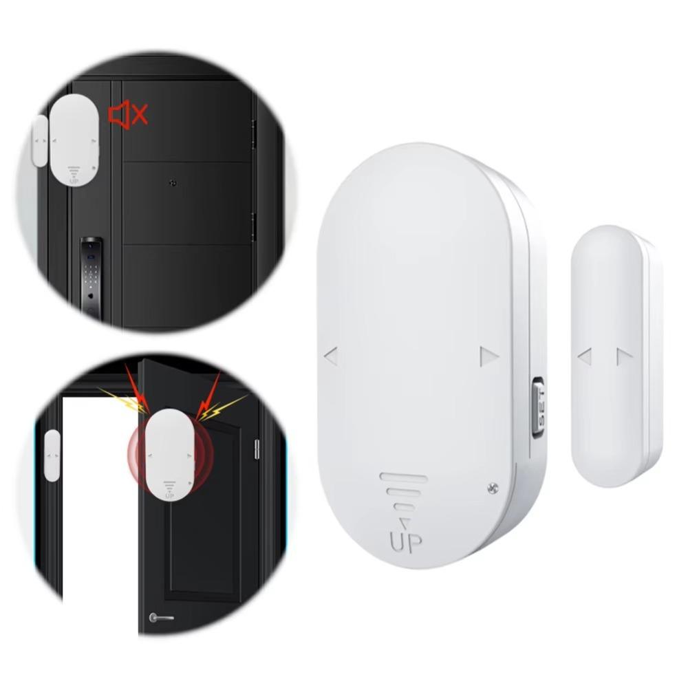

Magnetic Sensor Door Window Alarm 130dB Door Window Open Sensor For Home Garage Apartment and More білий