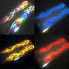 2Pcs Interesting Waterproof Flame Shape Waterproof Decals Reflective Flame Stickers Car Sticker Decals Motorcycle Accessories