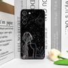 Creative Black Stardust Girl Pattern Phone Case for OnePlus 12 13 R 11 10 9 8 Pro Nord 4 N100 CE3 ACE2 ACE3 5G Soft Cover Fundas