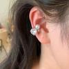 Super Sparkly Zirconia Pearl Ear Cuff – No Piercing Needed, High-End Girly Ear Accessory