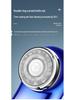 FH060-3 Electric Mini Razor: Intelligent Display, Double Ring Blade, Portable Beard Trimmer for Men