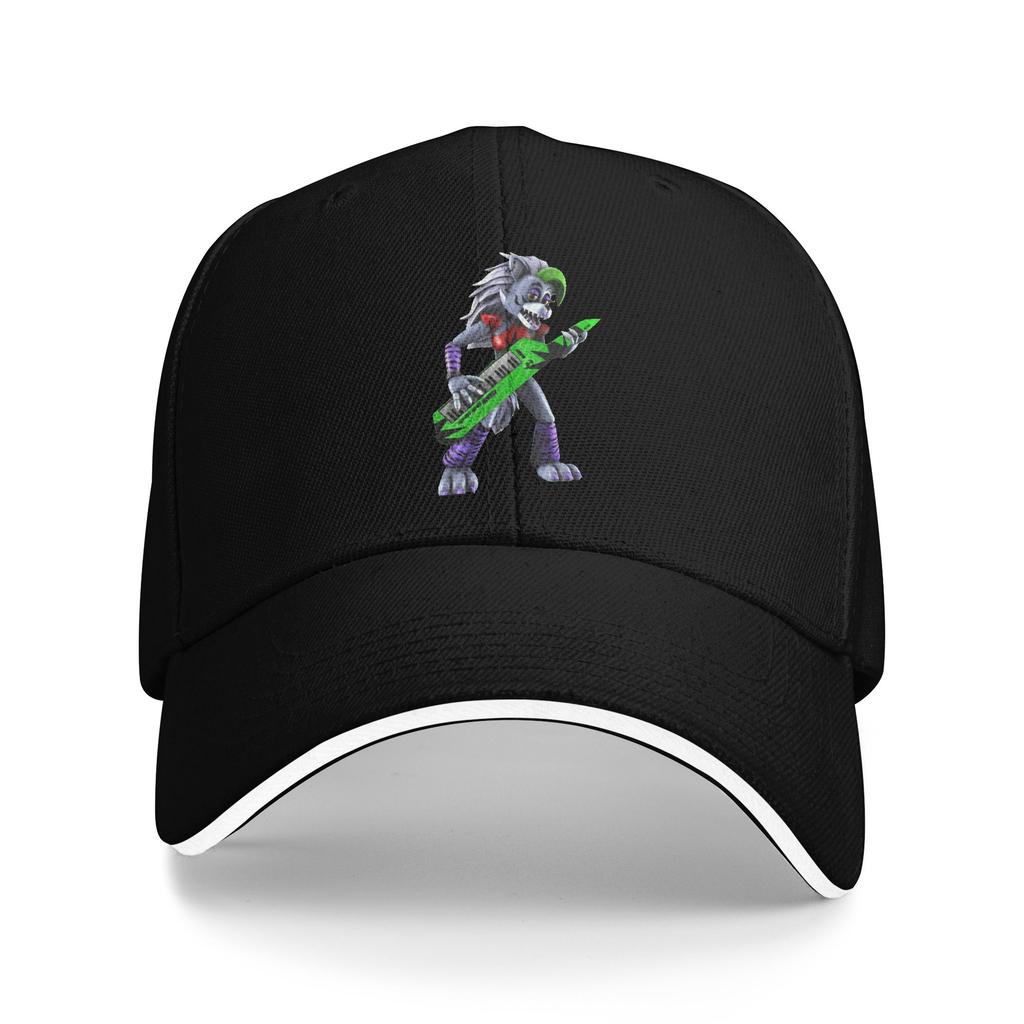Roxanne Wolf Pride Fnafed Baseball Cap Casual Game Sandwich Caps Unisex Style Adjustable Sun Hat Outdoor