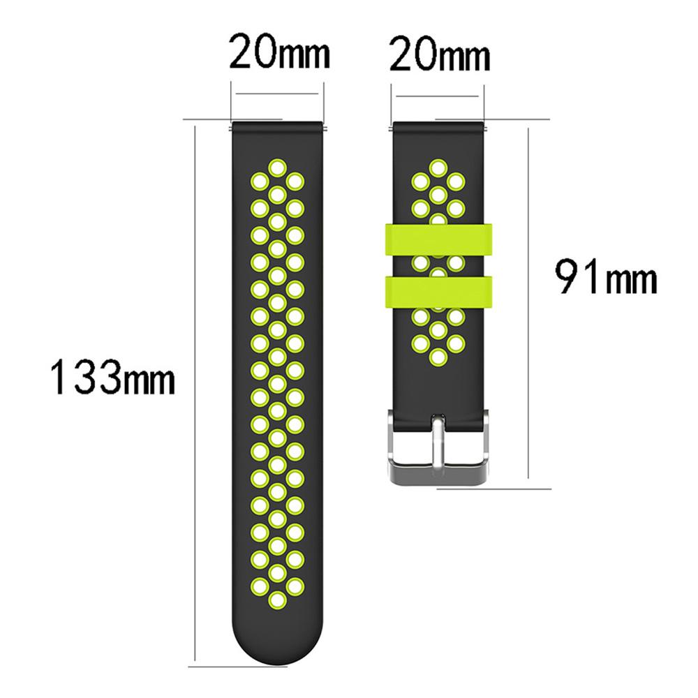 18 mm 20 mm 22 mm Silikonarmband für Huawei Uhr GT4 41 mm 46 mm GT2 Pro Smart Watch Band für Garmin Vivoactive 5/4/3 Venu