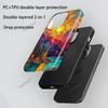 Retro sunset glazed landscape pattern iPhone16 matte two-in-one film mobile phone case Apple 17 foreign trade explosion