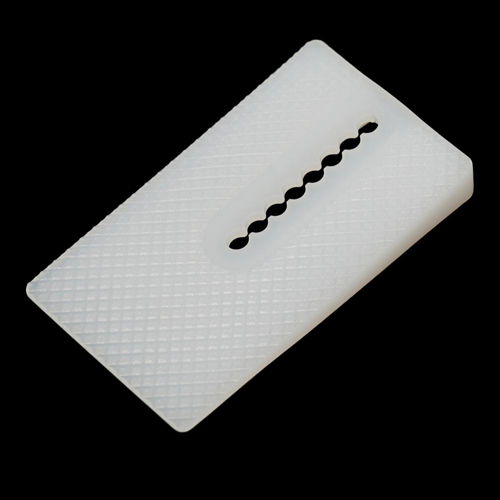 8 Stück Toilettenausgleichsplatten Weichplastik Stapelbar Transparent