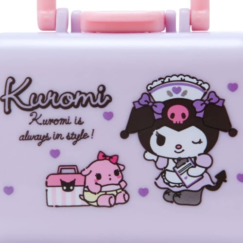 Sanrio Medicine Case, Pill Case, Supplement Case, Blueberry, Live, Oshikatsu, Bandage, Purple, Polypropylene, Kuromi, Kuromi-chan, Character, with Inn