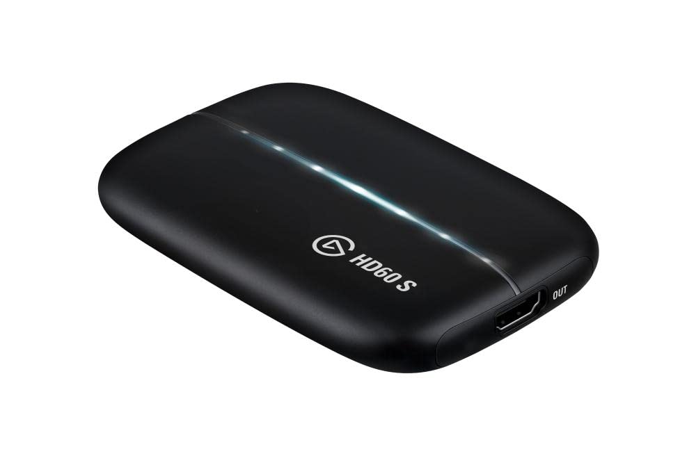 CORSAIR Elgato HD60 S Game Capture Software Low USB with Xbox Series Xbox One Card, Encoding, 1080p/60fps, Latency, 3.0 [Compatible PS5, PS4/Pro, X/S,