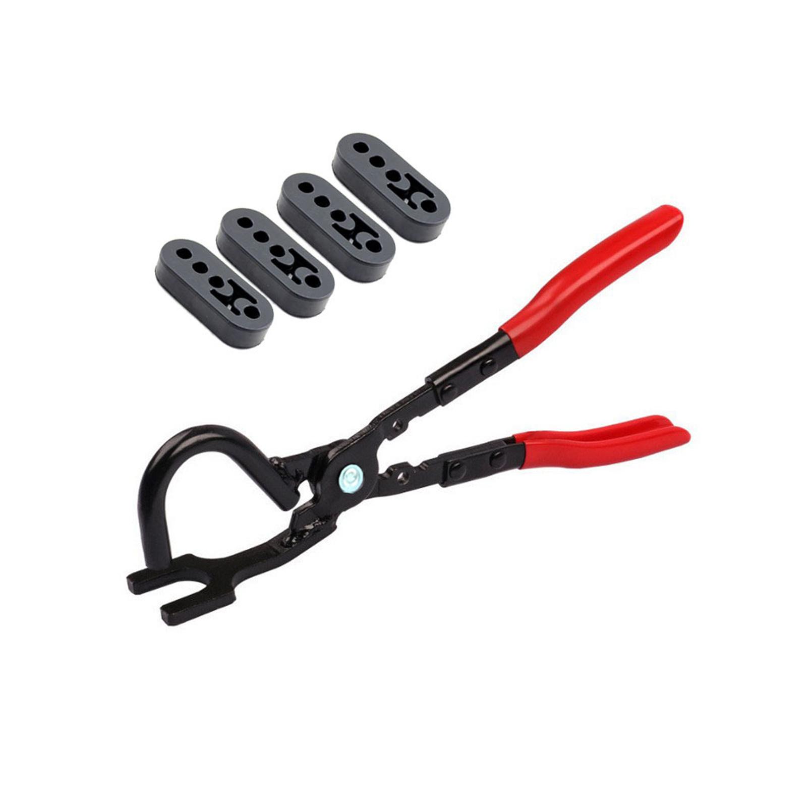 

Automotive Rubber Pad Removal Pliers 50N Grip Force Exhaust Hanger Removal Tool Car Exhaust Rubber Pad Plier 1