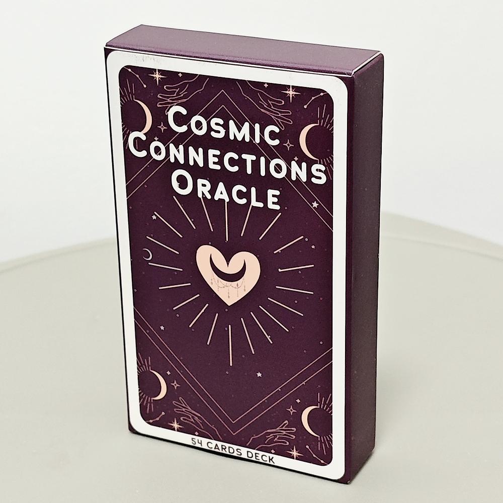 10.3*6cm Cosmic Connections Oracle Deck 54 Pcs Oracle Cards Inspired By The Universe for Love & Relationship